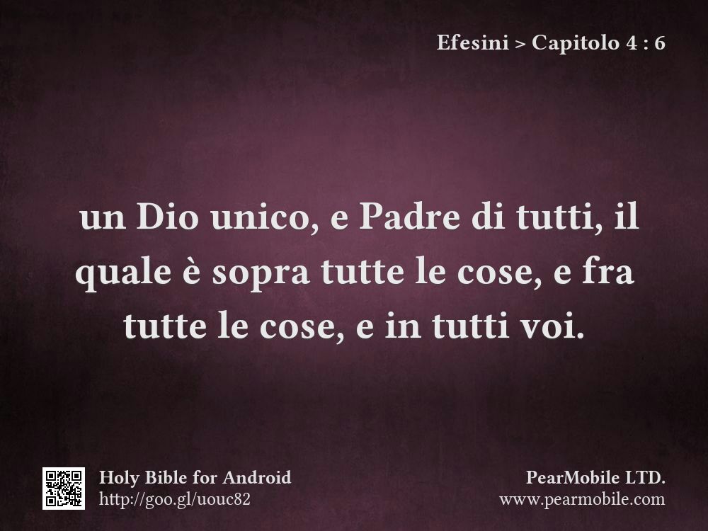 Efesini, Capitolo 4:6